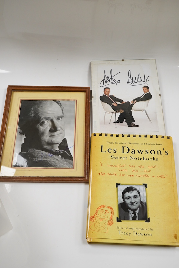 An archive of autographs and signed books relating to Bella Emberg, famed for her work on the Russ Abbot Show, and having originally come from her estate, comprising signatures of mainly television stars of the 1970s, 80